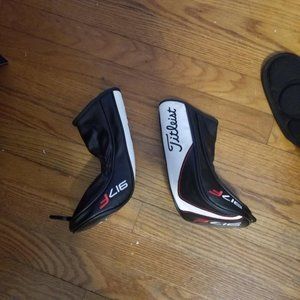 Used Titleist 917F Fairway Headcover - Black / White / Red